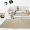 LR Home Natural Fiber 03390 Bleach /Ivory Area Rug 