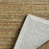 LR Home Natural Fiber 03391 jute /smoke green Area Rug Backing Image