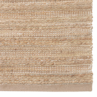 LR Home Natural Fiber 82400 Cream/Ivory Area Rug Corner Image