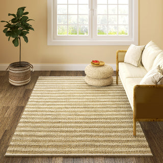 LR Home Natural Fiber 82489 White/Natural Area Rug Lifestyle Image