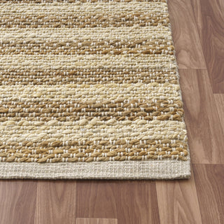 LR Home Natural Fiber 82489 White/Natural Area Rug Corner Image