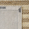 LR Home Natural Fiber 82489 White/Natural Area Rug Backing Image