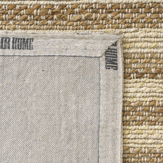 LR Home Natural Fiber 82489 White/Natural Area Rug Backing Image