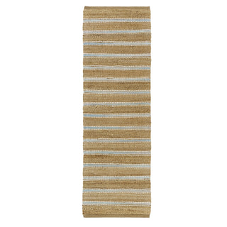 LR Home Natural Fiber 82490 Spa Blue/Natural Area Rug Main Image