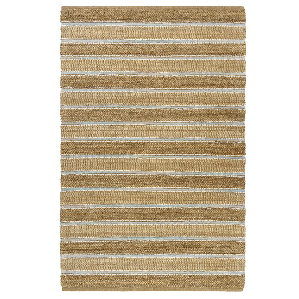 LR Home Natural Fiber 82490 Spa Blue/Natural Area Rug main image