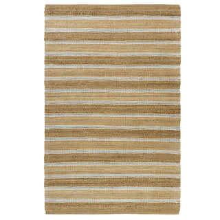 LR Home Natural Fiber 82490 Spa Blue/Natural Area Rug main image