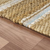 LR Home Natural Fiber 82490 Spa Blue/Natural Area Rug Angle Image