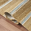 LR Home Natural Fiber 82490 Spa Blue/Natural Area Rug Detail Image