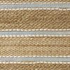 LR Home Natural Fiber 82490 Spa Blue/Natural Area Rug Swatch Image