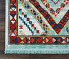 Nourison South Western NAV02 Aqua Area Rug Detail Image
