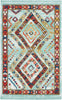 Nourison South Western NAV02 Aqua Area Rug main image