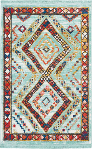 Nourison South Western NAV02 Aqua Area Rug main image
