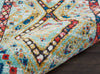 Nourison South Western NAV02 Aqua Area Rug Corner Image