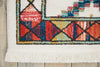 Nourison South Western NAV02 White Area Rug Detail Image