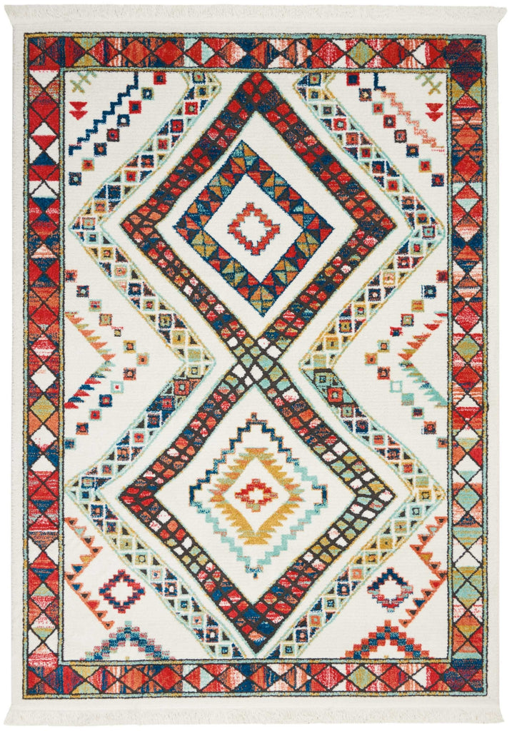 Nourison South Western NAV02 White Area Rug main image