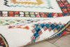 Nourison South Western NAV02 White Area Rug Corner Image