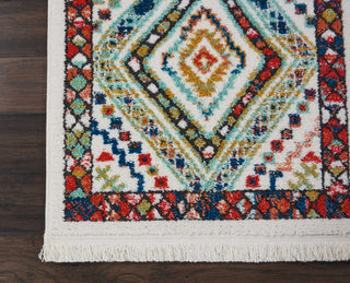 Nourison South Western NAV02 White Area Rug Detail Image