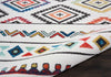 Nourison South Western NAV06 White Area Rug Corner Image