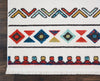 Nourison South Western NAV06 White Area Rug Detail Image