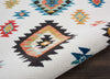 Nourison South Western NAV07 White Area Rug Corner Image