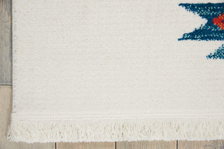 Nourison South Western NAV07 White Area Rug Detail Image