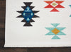 Nourison South Western NAV07 White Area Rug Detail Image