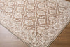 Nabela Noor Home x Livabliss Aram NBAR-2306 Dark Brown Area Rug Corner Shot