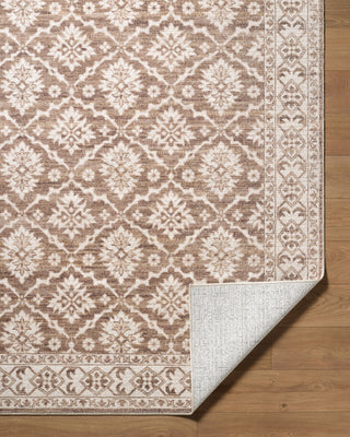 Nabela Noor Home x Livabliss Aram NBAR-2306 Dark Brown Area Rug Pile