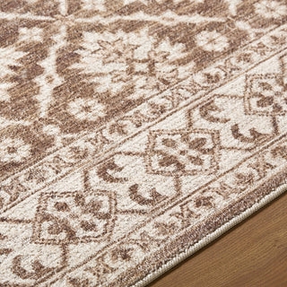 Nabela Noor Home x Livabliss Aram NBAR-2306 Dark Brown Area Rug Detail