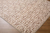 Nabela Noor Home x Livabliss Aram NBAR-2307 Dark Brown Area Rug Corner Shot
