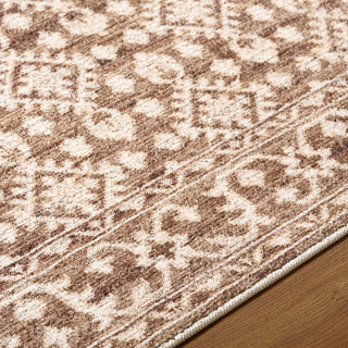 Nabela Noor Home x Livabliss Aram NBAR-2307 Dark Brown Area Rug Detail