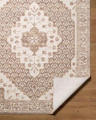 Nabela Noor Home x Livabliss Athiyo NBAT-2305 Dark Brown Area Rug Pile