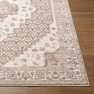 Nabela Noor Home x Livabliss Athiyo NBAT-2305 Dark Brown Area Rug Angle
