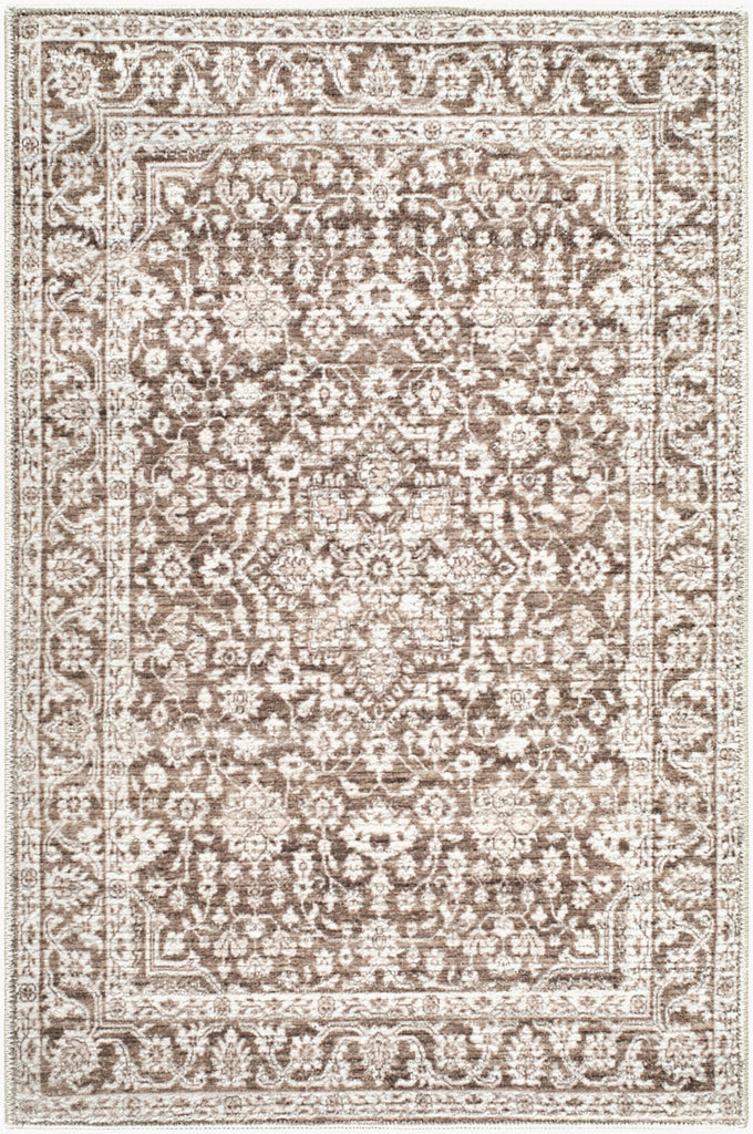 Nabela Noor Home x Livabliss Maan NBMA-2306 Dark Brown Area Rug main image