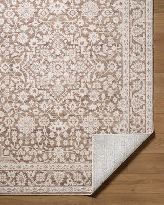 Nabela Noor Home x Livabliss Maan NBMA-2306 Dark Brown Area Rug Pile