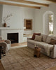 Loloi II Nellie NEL-01 Terracotta / Ivory Area Rug Lifestyle Image Feature