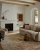 Loloi II Nellie NEL-02 Natural / Sunset Area Rug Lifestyle Image Feature
