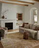 Loloi II Nellie NEL-02 Sunset / Pebble Area Rug Lifestyle Image Feature