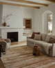 Loloi II Nellie NEL-04 Copper / Pebble Area Rug Lifestyle Image Feature