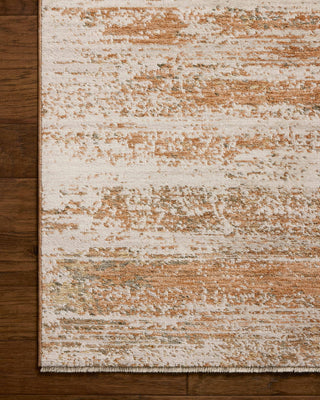 Loloi II Nellie NEL-04 Copper / Pebble Area Rug Corner Image