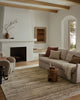 Loloi II Nellie NEL-04 Ivory / Pebble Area Rug Lifestyle Image Feature