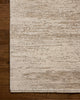 Loloi II Nellie NEL-04 Ivory / Pebble Area Rug Corner Image