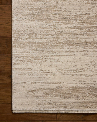 Loloi II Nellie NEL-04 Ivory / Pebble Area Rug Corner Image
