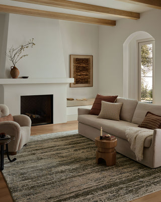 Loloi II Nellie NEL-04 Lagoon / Dove Area Rug Lifestyle Image Feature