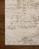Loloi II Nellie NEL-05 Dove / Natural Area Rug Corner Image