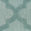 Nourison Easy Care NES01 Aqua Teal Area Rug Swatch Image