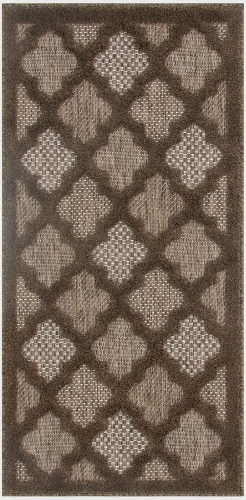 Nourison Easy Care NES01 Brown Area Rug main image