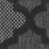 Nourison Easy Care NES01 Charcoal Black Area Rug Swatch Image