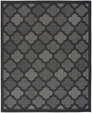 Nourison Easy Care NES01 Charcoal Black Area Rug Main Image