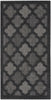Nourison Easy Care NES01 Charcoal Black Area Rug Main Image